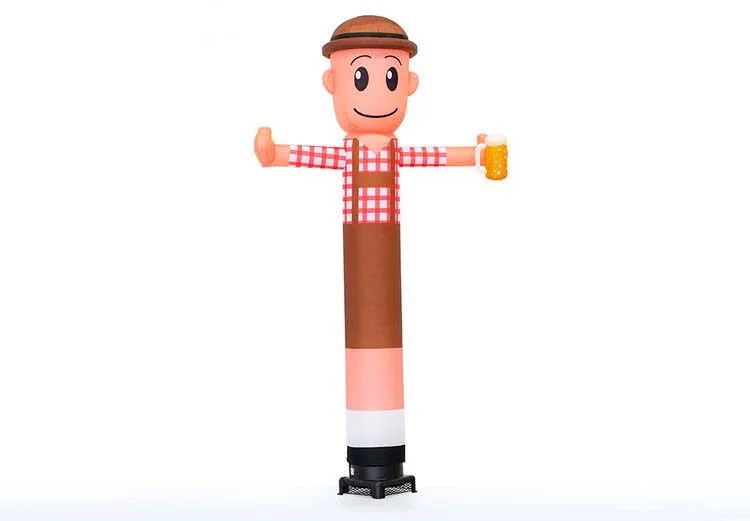 Waving Skyman Lederhosen