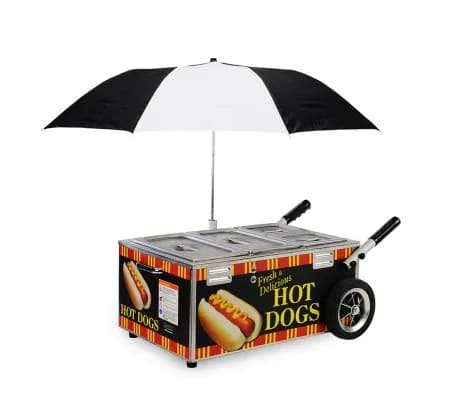 Hot Dog Steamer Cart