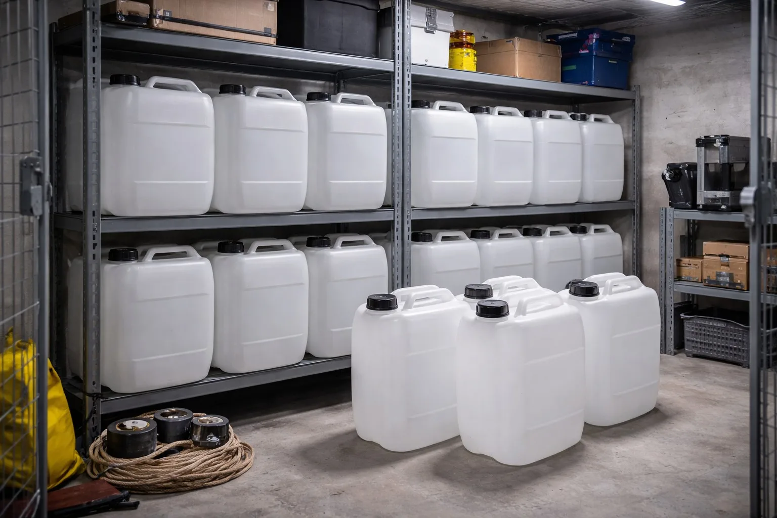 Victhom Beredskapsvanntank 20x25 Liter med kran (næringsmiddelgodkjent)