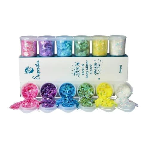 Sweet Chunky Glitter Mix 6-pack