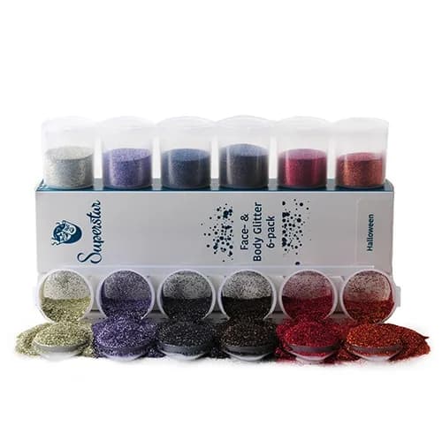 Halloween Fine Glitter Mix 6-pack