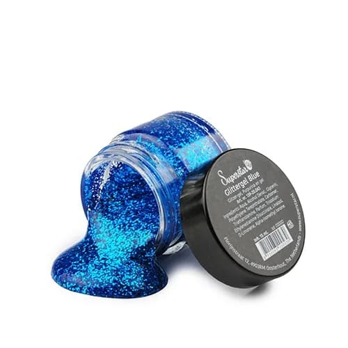 Glittergel Blue