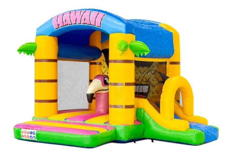 Bouncy Box Covered Hawaii Inflatable Bouncy Castle