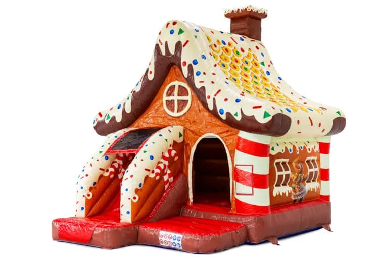 Slide Combo Gingerbread Bouncy Castle