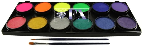 Palette 12 colors Neon/ Metallic (12x10g)