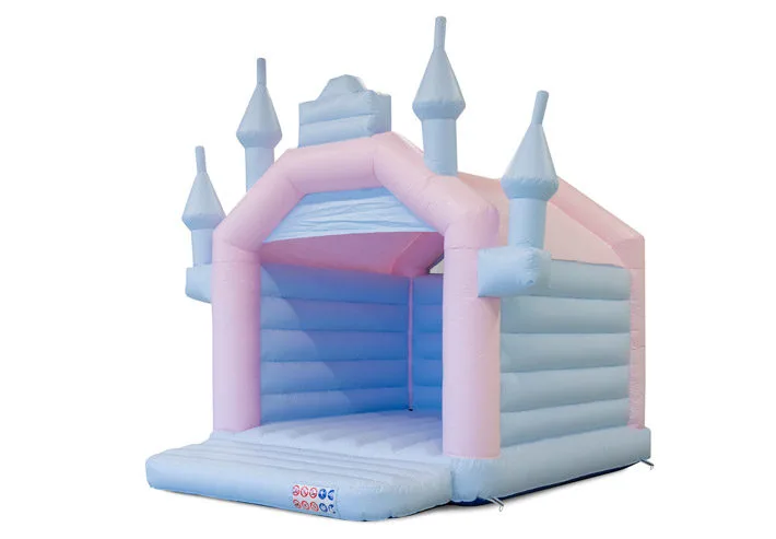 Standard Castle Bouncy Castle Pastel Purple-Blue