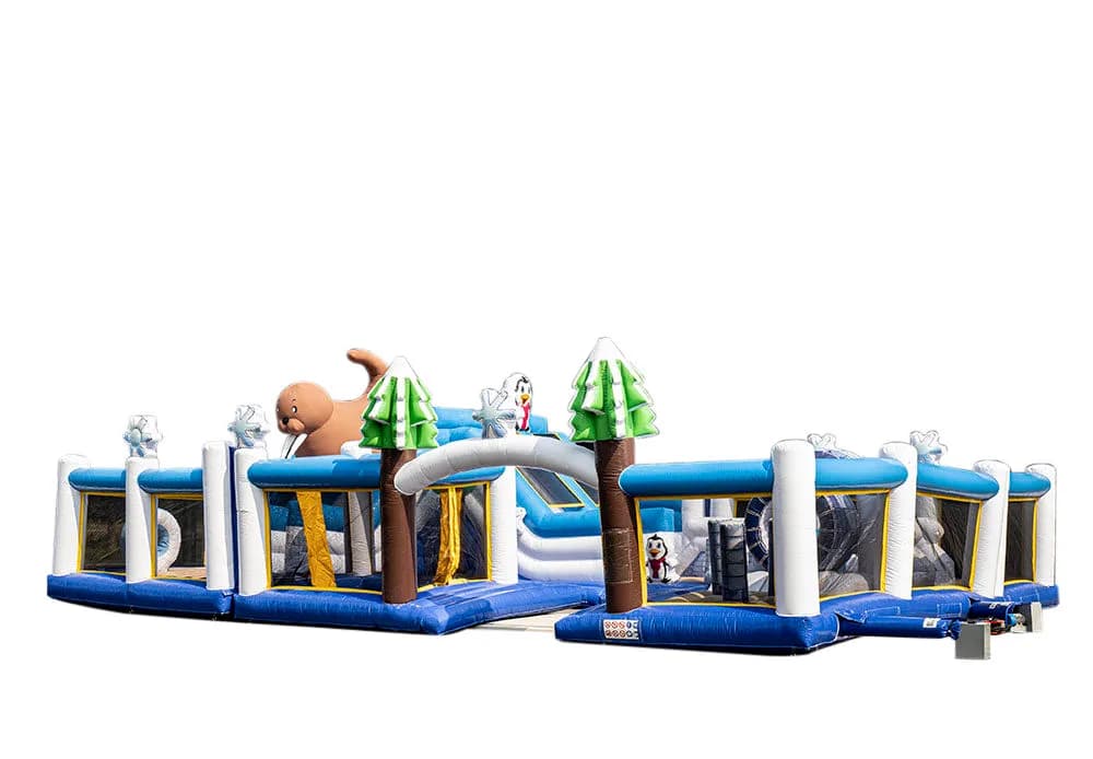 Bounce World Frozen Bouncy Castle