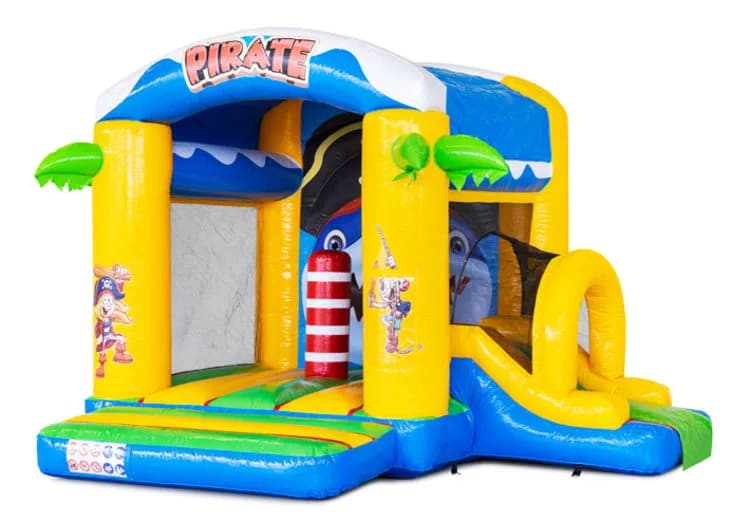 Bouncy Box Covered Pirate Bouncy Castle