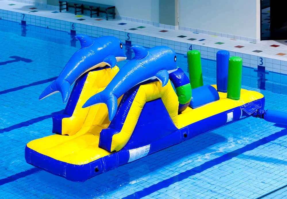 Aqua Run with Double Slide Dolphin 6m