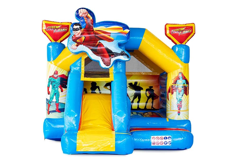 Slide Combo Superhero Bouncy Castle