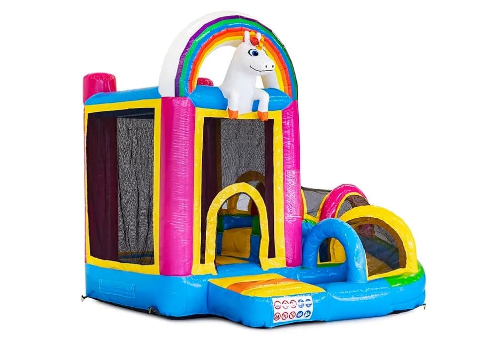 Mini with slide Unicorn Bouncy Castle