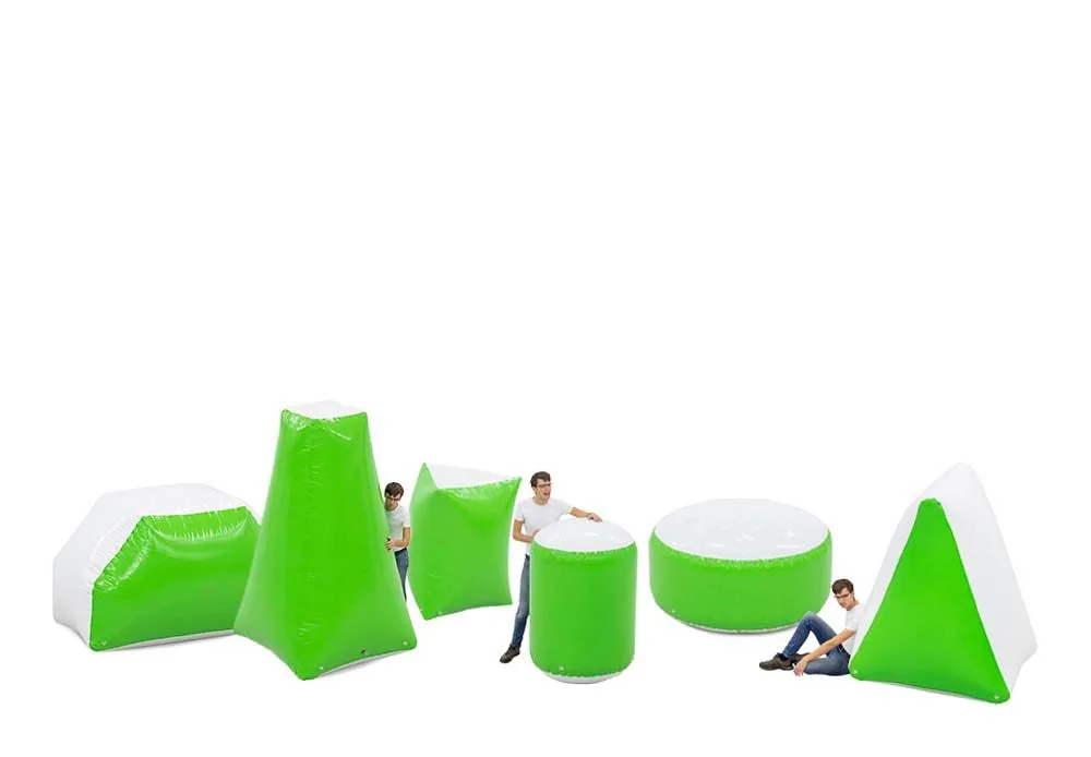 Battle Obstacle Set Green (6 pieces)