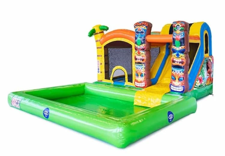 Jumpy Happy Splash Hawaii Bouncy Castle