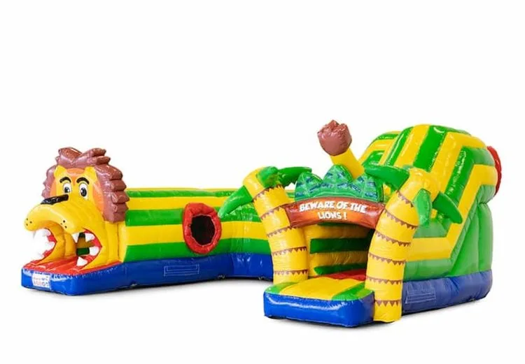 Tunnel Lion Bouncy Castle