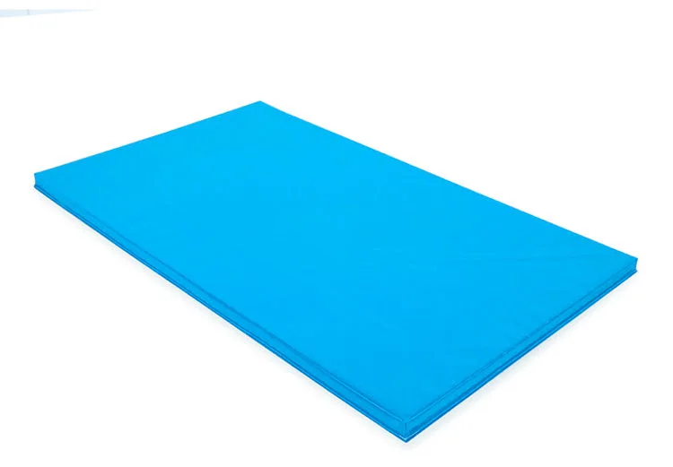 Fall mat 2 meter light blue