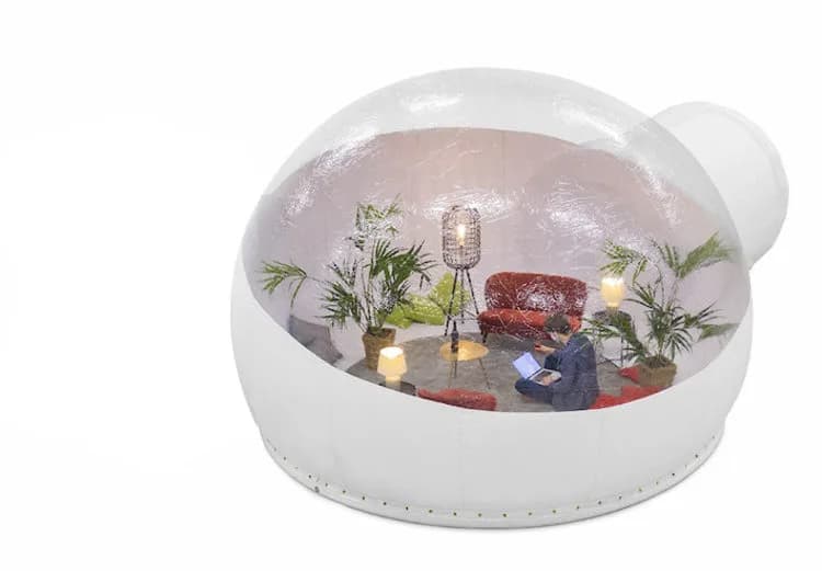 Modular Privacy Dome 4m + Closed Cabin