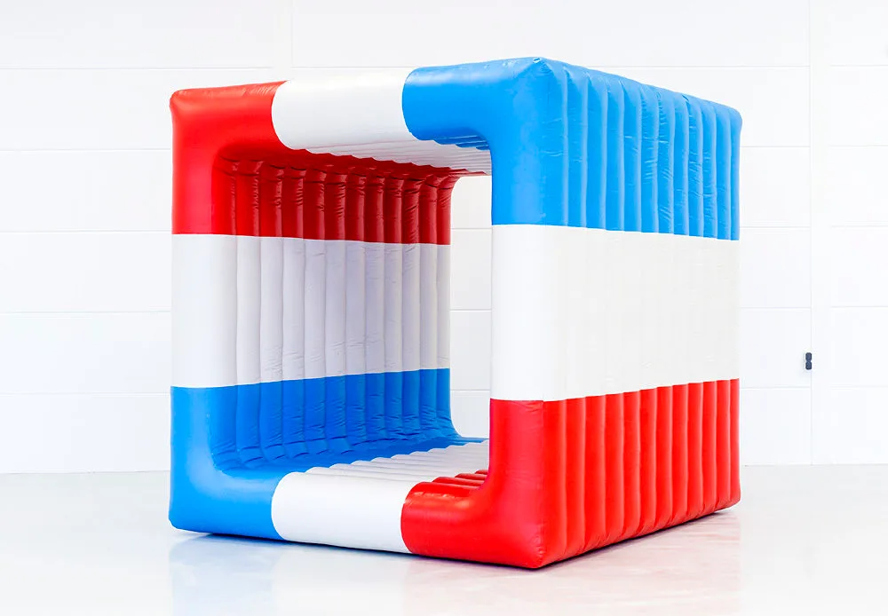Flip-it Cube Red-White-Blue