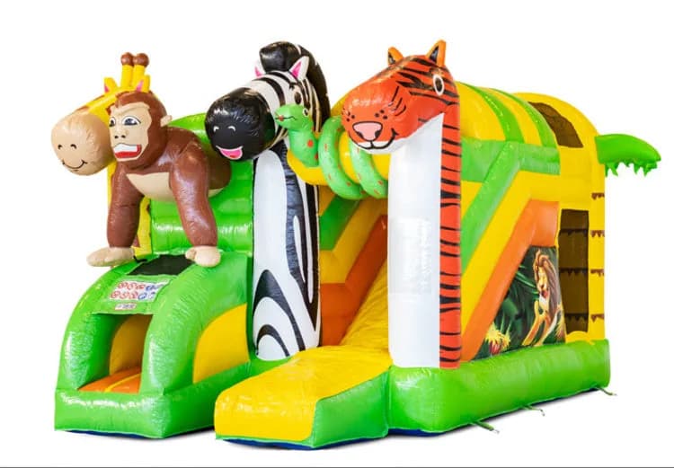 Mini Multiplay Jungle Bouncy Castle