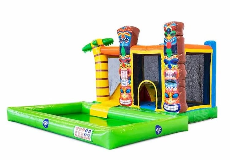 Multi Splash Bounce Hawaï Bouncy Castle