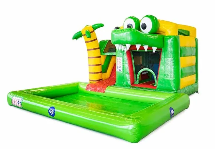 Mini Splash Bounce Crocodile Bouncy Castly