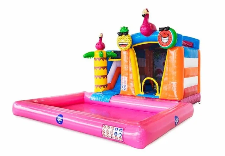 Mini Splash Bounce Flamingo Bouncy Castle