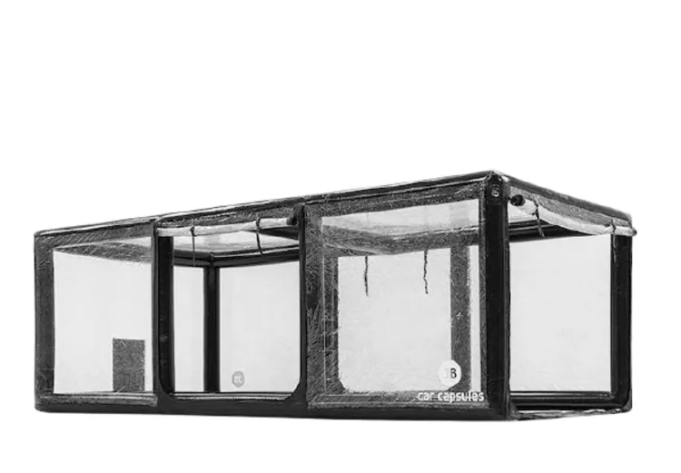 Showcase - 691 x 282 x 198 cm Black