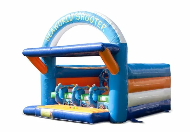Shooting Gallery Seaworld Bouncy Castle