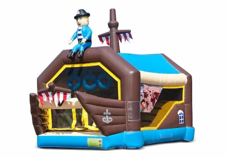 Shooting Combo Small Pirate Bouncy Castle