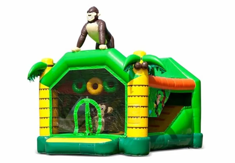Shooting Combo Jungle Bouncy Castle