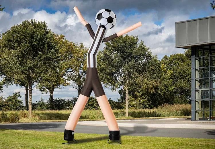 Skyman soccer ball black/white