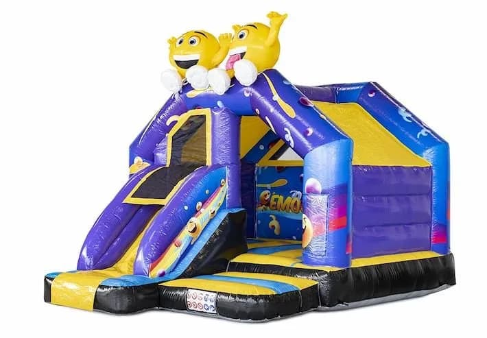 Slide Combo Emoji Bouncy Castle