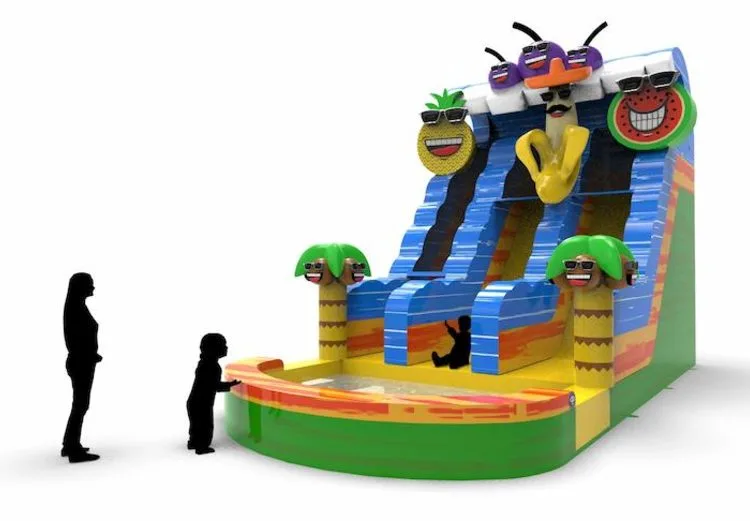 Waterslide Caribbean Double Waterslide