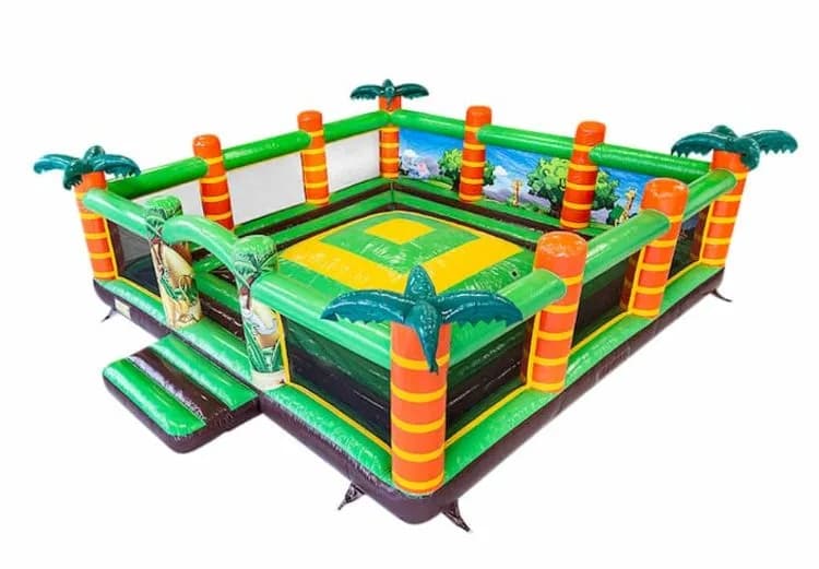 Airmountain with walls Jungle Bouncy Castle