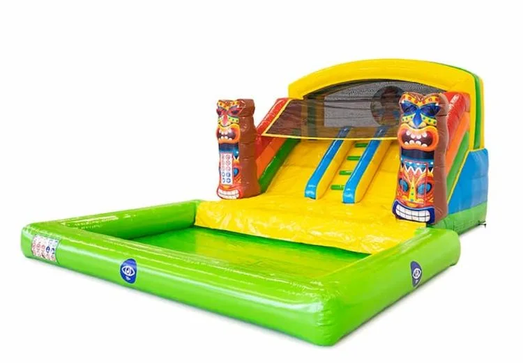 Splashy Bounce Hawaii Inflatable Slide Bouncy Castle