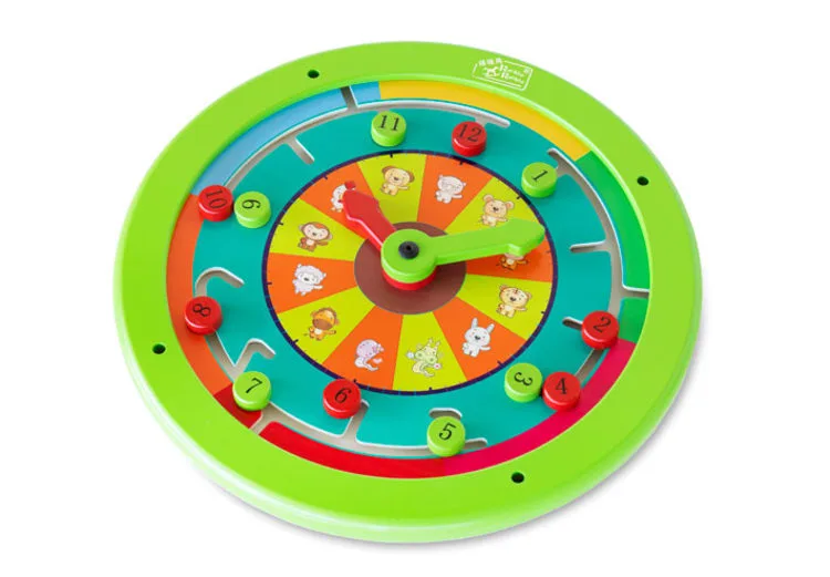 Wall pannel - animall clock