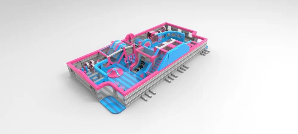 Inflatable park XL43 - 400m²