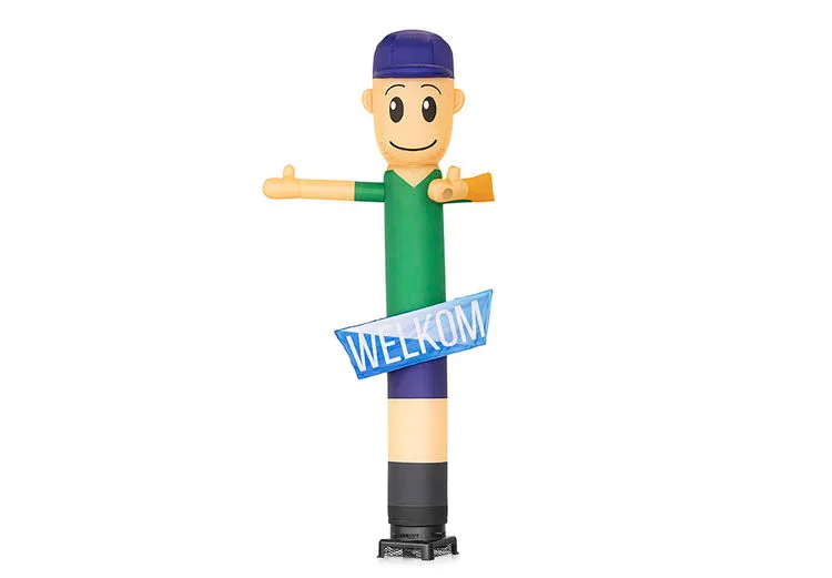 Waving Skyman with detachable banners