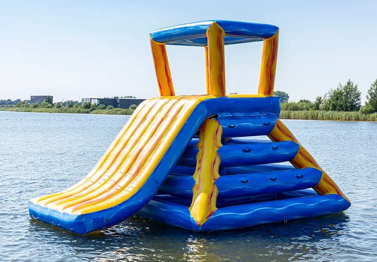 Climb tower with slide
