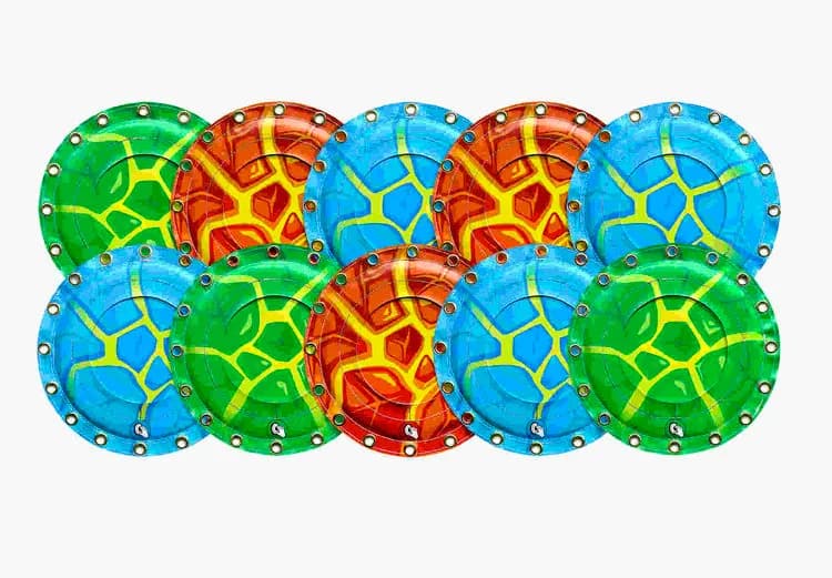 Theme Wall Holders Planets - set of 10 pieces