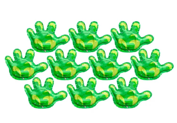Theme Wall Holders Hands - set of 10 pieces