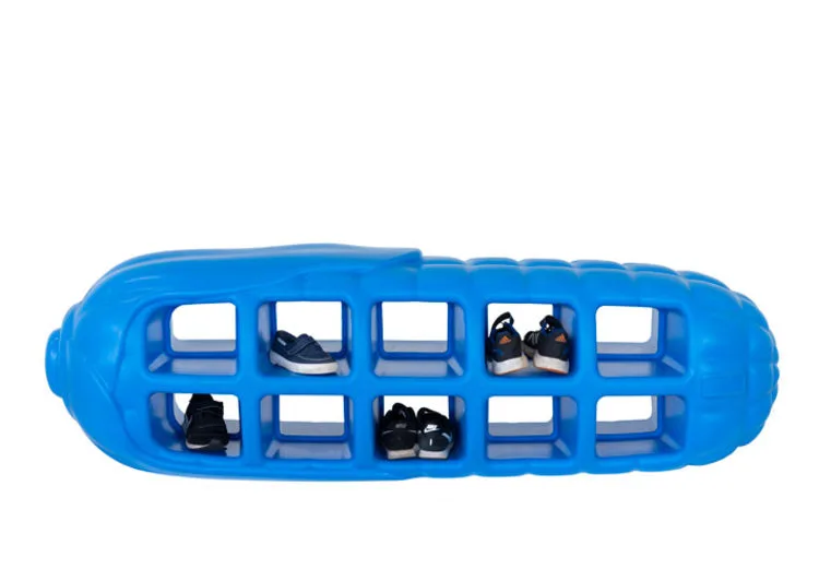 Shoe rack blue