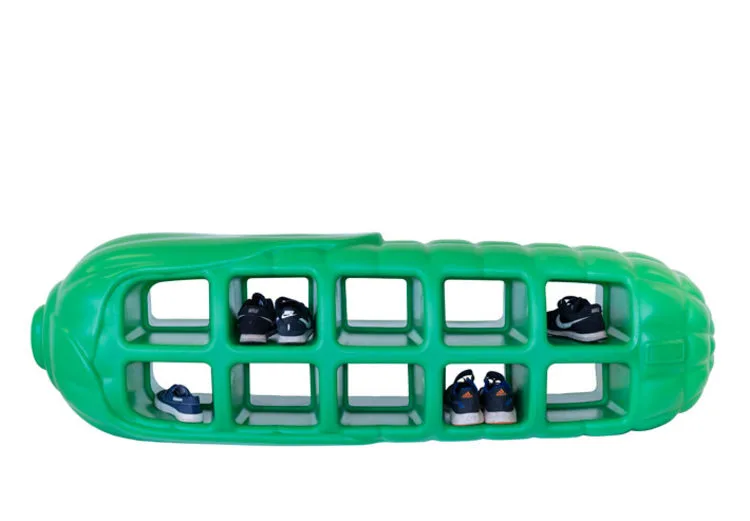 Shoe rack green