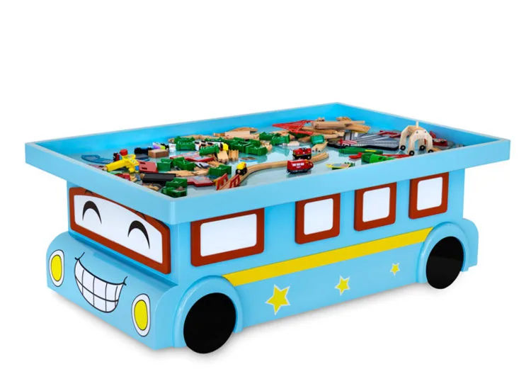 Play table truck blue Trains