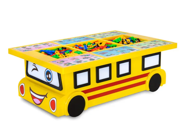 Play table truck yellow