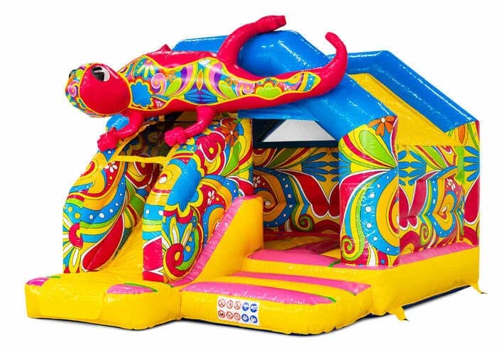 Slide Combo Paradise Island Bouncy Castle