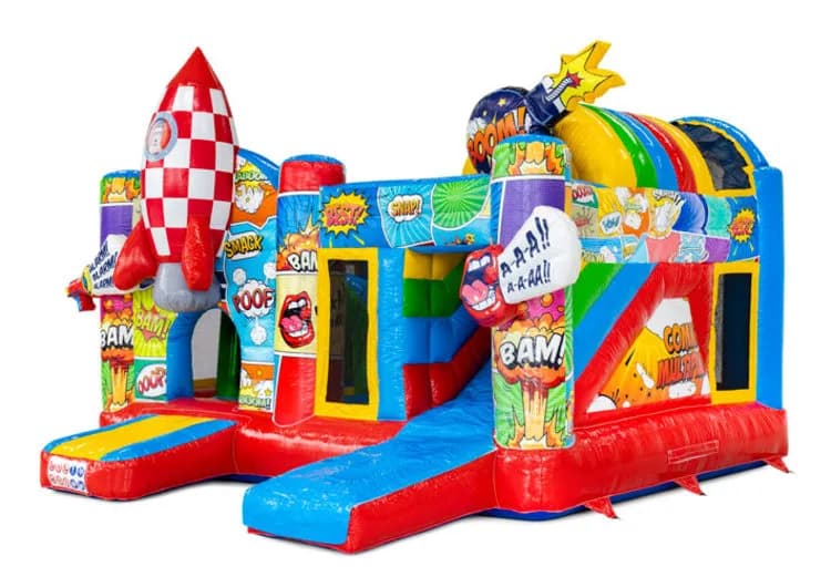 Multiplay Comic Bouncy Castle