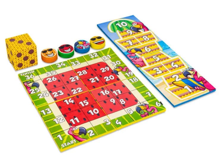 Softplay Gameset Flamingo Hawaii (11-piece)