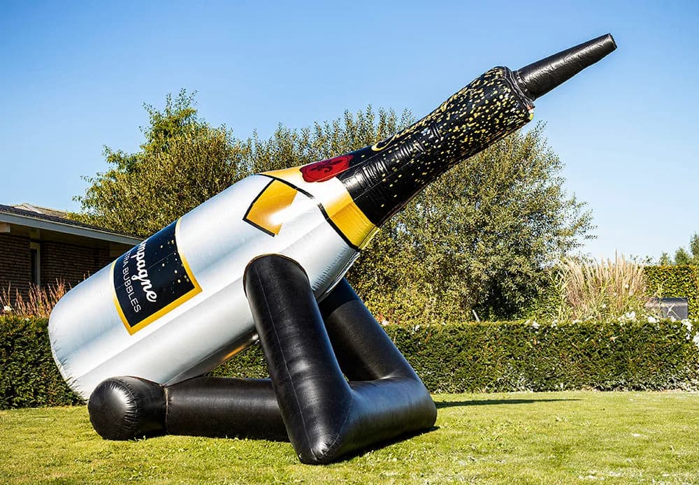 Bubble Cannon Champagne Bouncy Castle