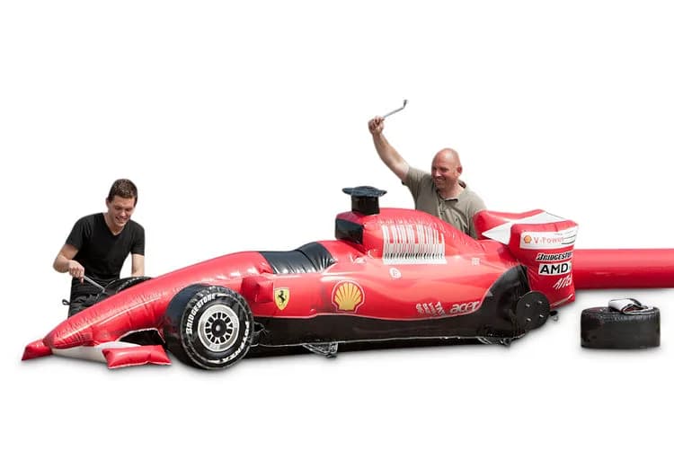 Racing Car Tyre Change