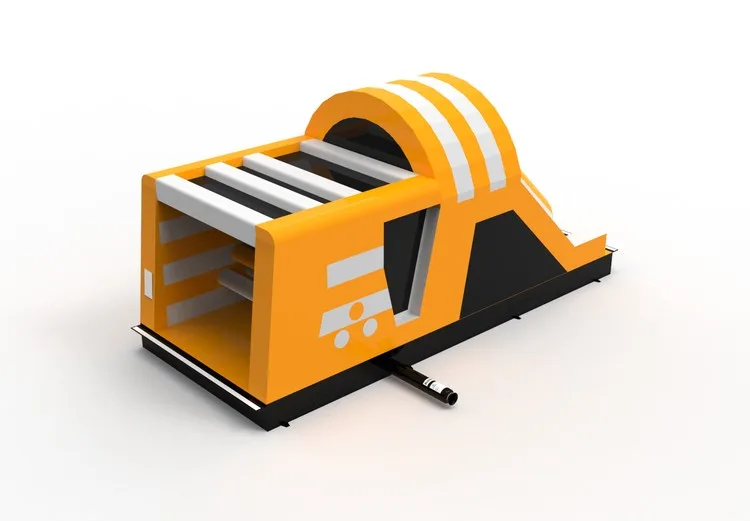 Giant Modular Obstacle Course - Roll Slide
